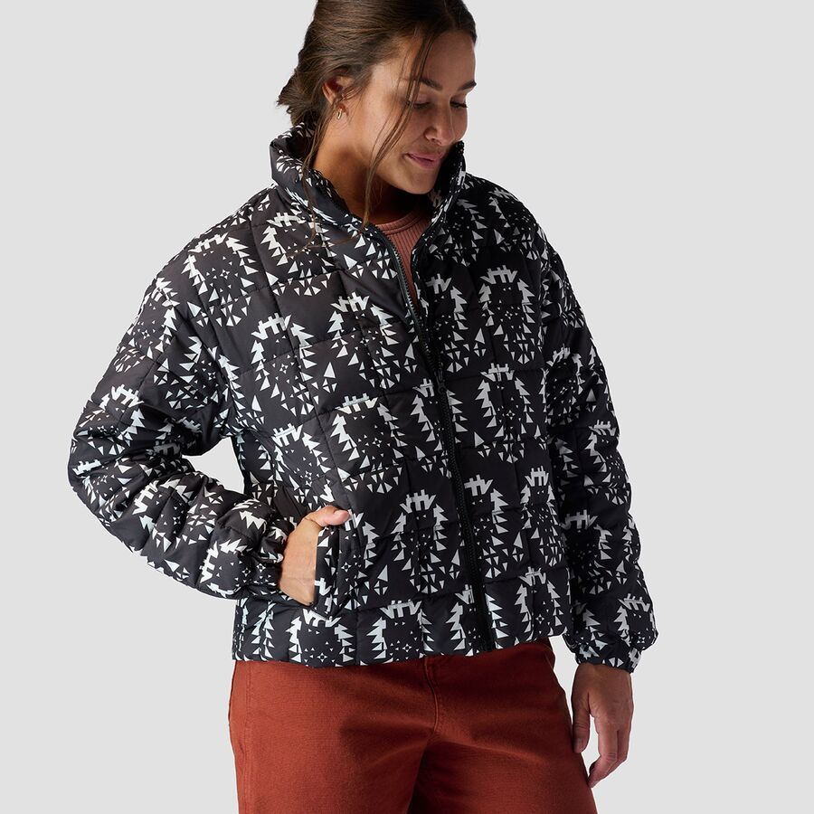 Стеганая куртка-пуховик с принтом - женская Stoic Stoic, Midnight Navy Nordic Print
Стеганая куртка-пуховик с принтом - женская Stoic Stoic, Midnight Navy Nordic Print