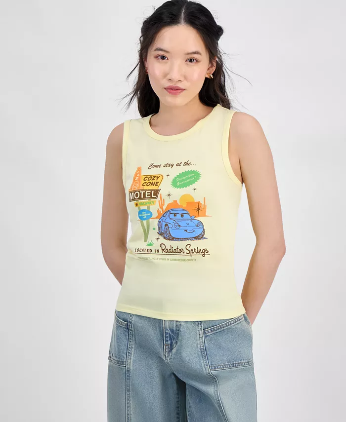 Майка-топ с рисунком «Радиаторные пружины» для юниоров Disney, желтый
Майка-топ с рисунком «Радиаторные пружины» для юниоров Disney, желтый