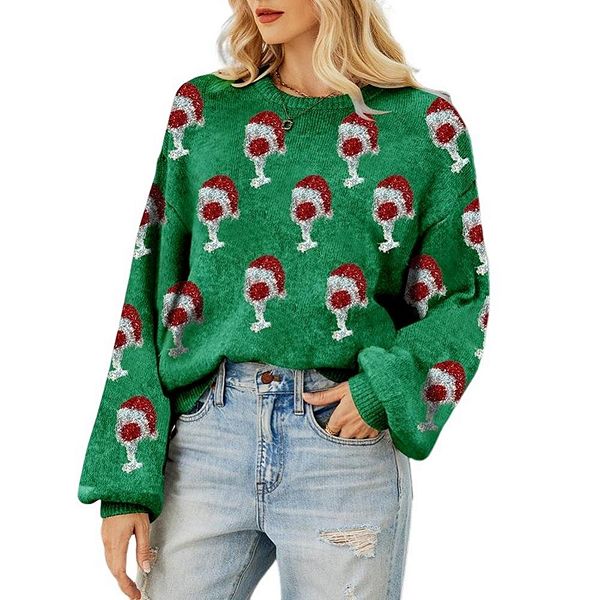 Свитер женский Ugly Christmas с принтом, легкий вязаный Yesfashion, Green Pattern
Свитер женский Ugly Christmas с принтом, легкий вязаный Yesfashion, Green Pattern