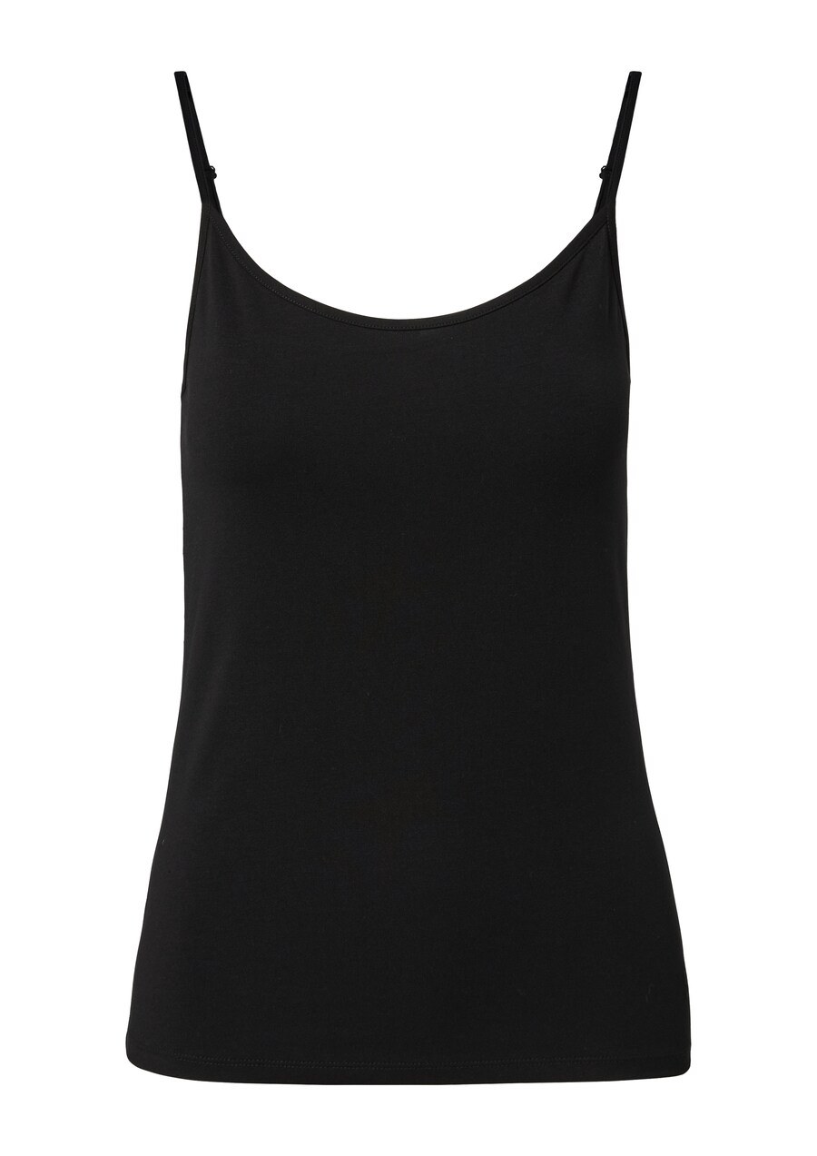 Топ на тонких бретельках COMMA Top, черный
Топ на тонких бретельках COMMA Top, черный
