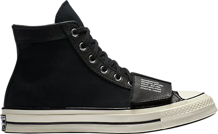 Кроссовки Converse Neighborhood x Chuck 70 Black White, черный
Кроссовки Converse Neighborhood x Chuck 70 Black White, черный