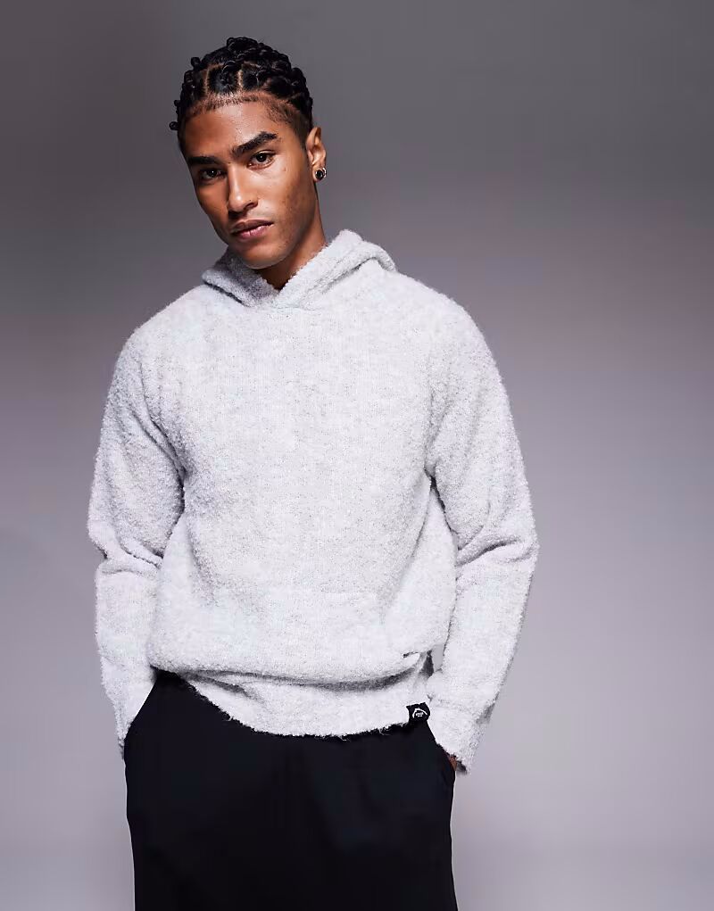 Толстовка с капюшоном из трикотажной ткани букле серого цвета Good For Nothing
Толстовка с капюшоном из трикотажной ткани букле серого цвета Good For Nothing