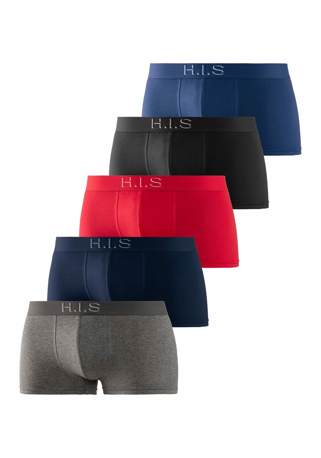 Боксеры HIS Boxershorts, цвет grau-meliert, schwarz, navy, rot, blau
Боксеры HIS Boxershorts, цвет grau-meliert, schwarz, navy, rot, blau