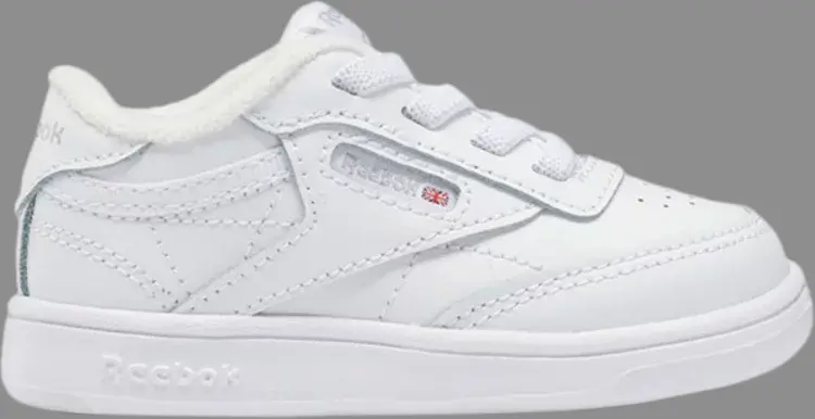 Кроссовки club c toddler 'triple white' Reebok, белый
Кроссовки club c toddler 'triple white' Reebok, белый