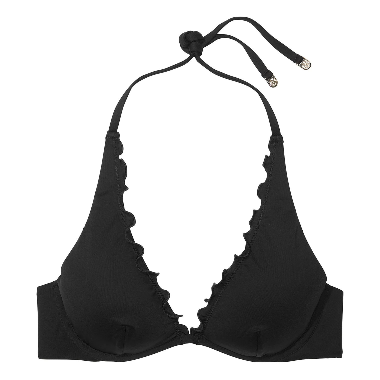 Купальник Victoria's Secret VS Archives Essential Ruffled Halter Bikini, черный
Купальник Victoria's Secret VS Archives Essential Ruffled Halter Bikini, черный