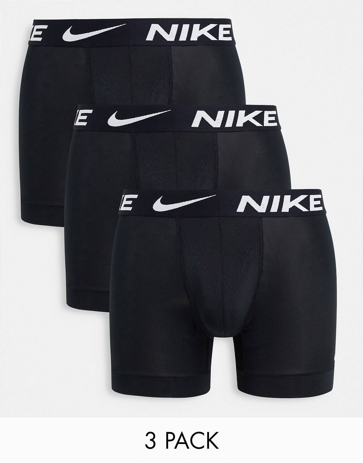 Набор из 3 черных трусов-боксеров из микрофибры Nike Dri-Fit Essential Essential
Набор из 3 черных трусов-боксеров из микрофибры Nike Dri-Fit Essential Essential