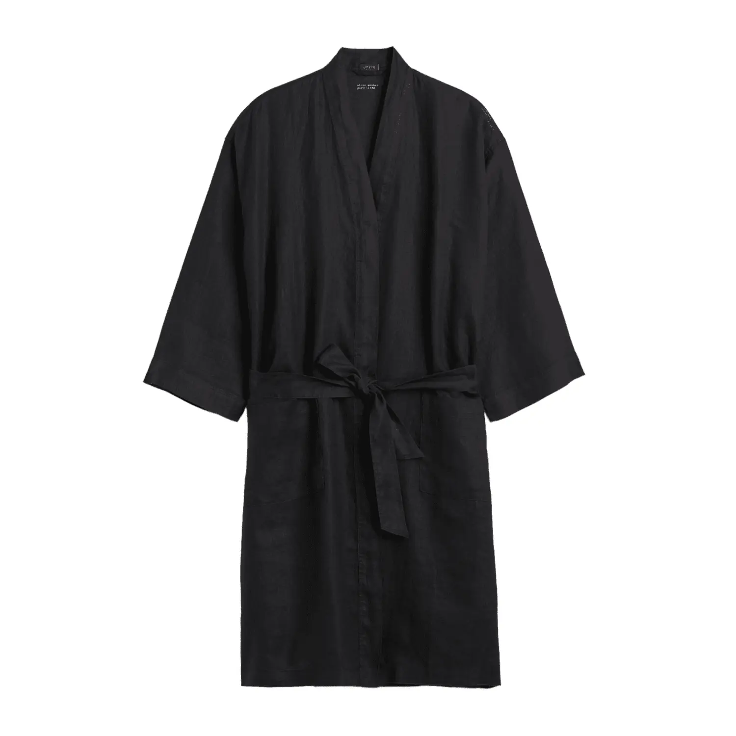 Халат H&M Home Washed Linen, черный
Халат H&M Home Washed Linen, черный