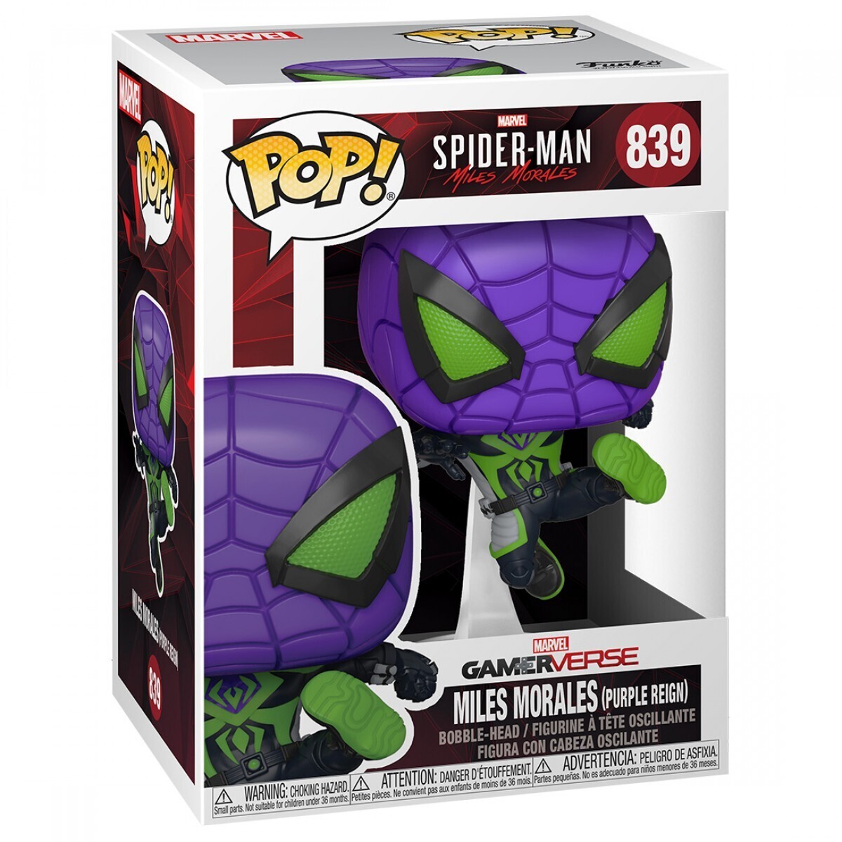 Фигурка Funko Pop! Games: Marvel’s Spider-Man: Miles Morales - Miles Purple Rain Suit
Фигурка Funko Pop! Games: Marvel’s Spider-Man: Miles Morales - Miles Purple Rain Suit