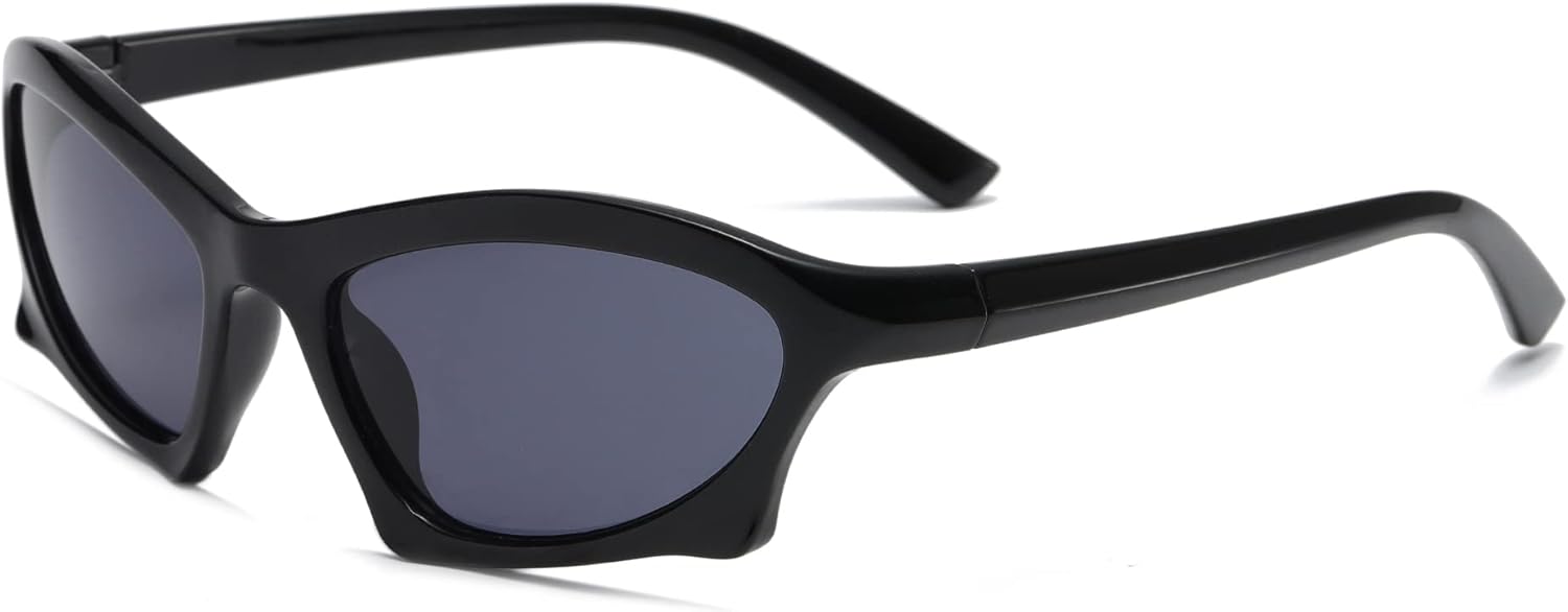 Солнцезащитные очки Cyxus Y2K, обтекаемая форма, футуристические солнцезащитные очки квадратной формы, модные спортивные очки, стильные солнцезащитные очки большого размера 1093, A07 - Black Y2k Sunglasses
Солнцезащитные очки Cyxus Y2K, обтекаемая форма, футуристические солнцезащитные очки квадратной формы, модные спортивные очки, стильные солнцезащитные очки большого размера 1093, A07 - Black Y2k Sunglasses