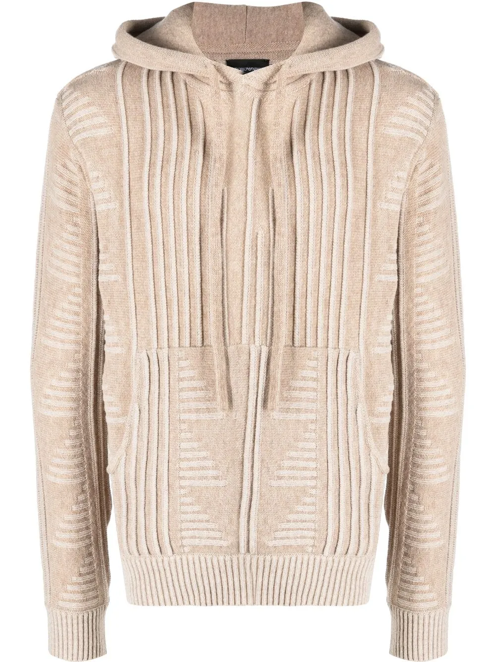 Худи в рубчик Emporio Armani, бежевый
Худи в рубчик Emporio Armani, бежевый