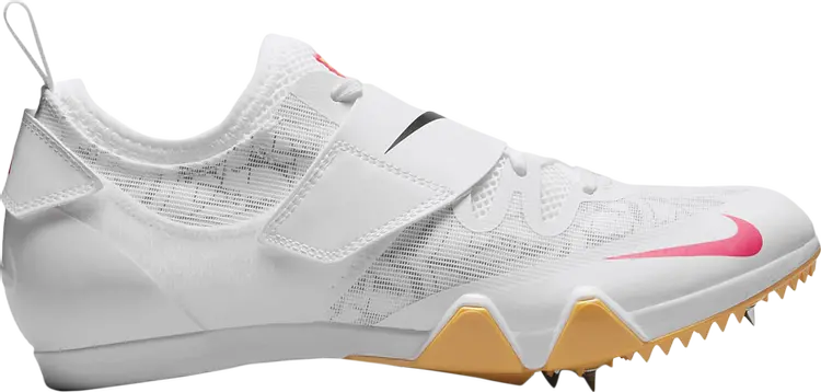 Бутсы Nike Pole Vault Elite 'White Hyper Pink Orange', белый
Бутсы Nike Pole Vault Elite 'White Hyper Pink Orange', белый