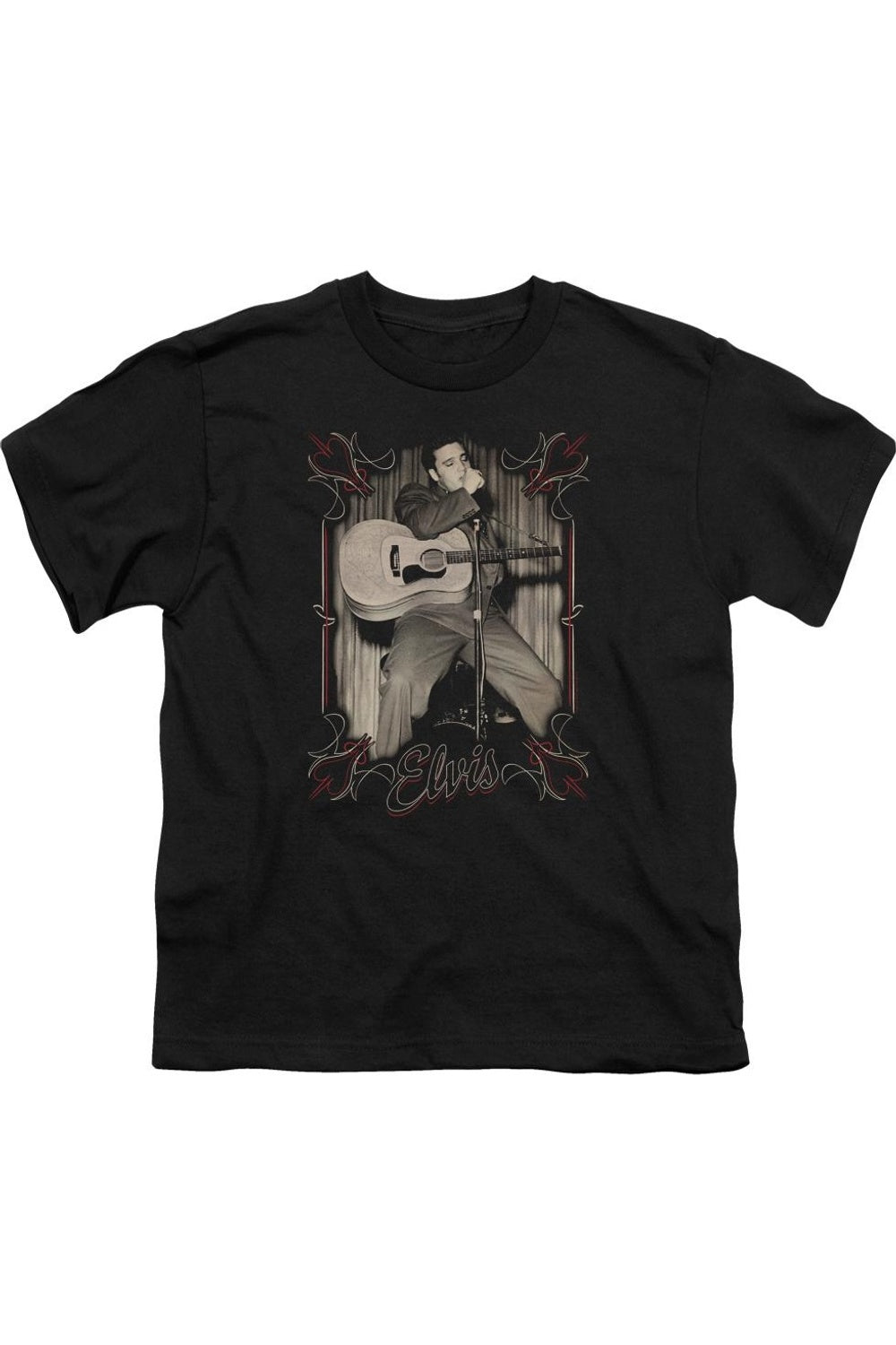 Футболка с принтом Elvis Pinstripes для детей с коротким рукавом Gildan, черный
Футболка с принтом Elvis Pinstripes для детей с коротким рукавом Gildan, черный