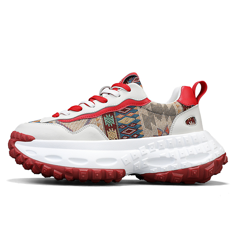 JANECO Низкие массивные кроссовки мужские бело-красные, цвет White Red
JANECO Низкие массивные кроссовки мужские бело-красные, цвет White Red