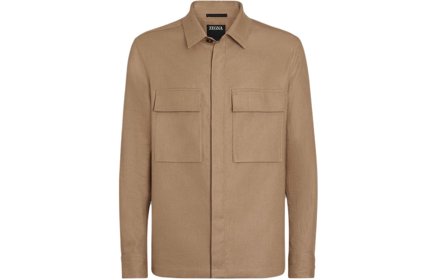 Zegna застегивающаяся рубашка-оверш Ermenegildo Zegna, темно-бежевый
Zegna застегивающаяся рубашка-оверш Ermenegildo Zegna, темно-бежевый