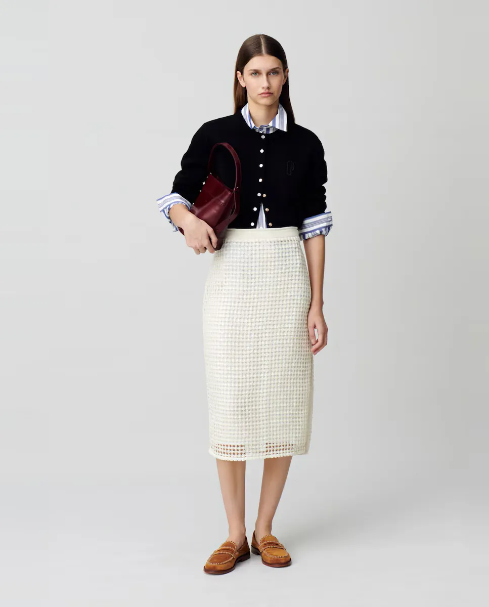 Юбка миди крючком Claudie Pierlot, белый
Юбка миди крючком Claudie Pierlot, белый