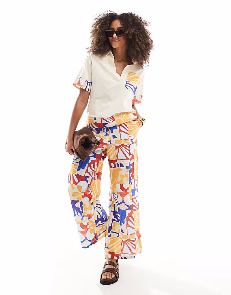 Комбинезон с широкими штанинами и принтом Native Youth в цвете
Комбинезон с широкими штанинами и принтом Native Youth в цвете