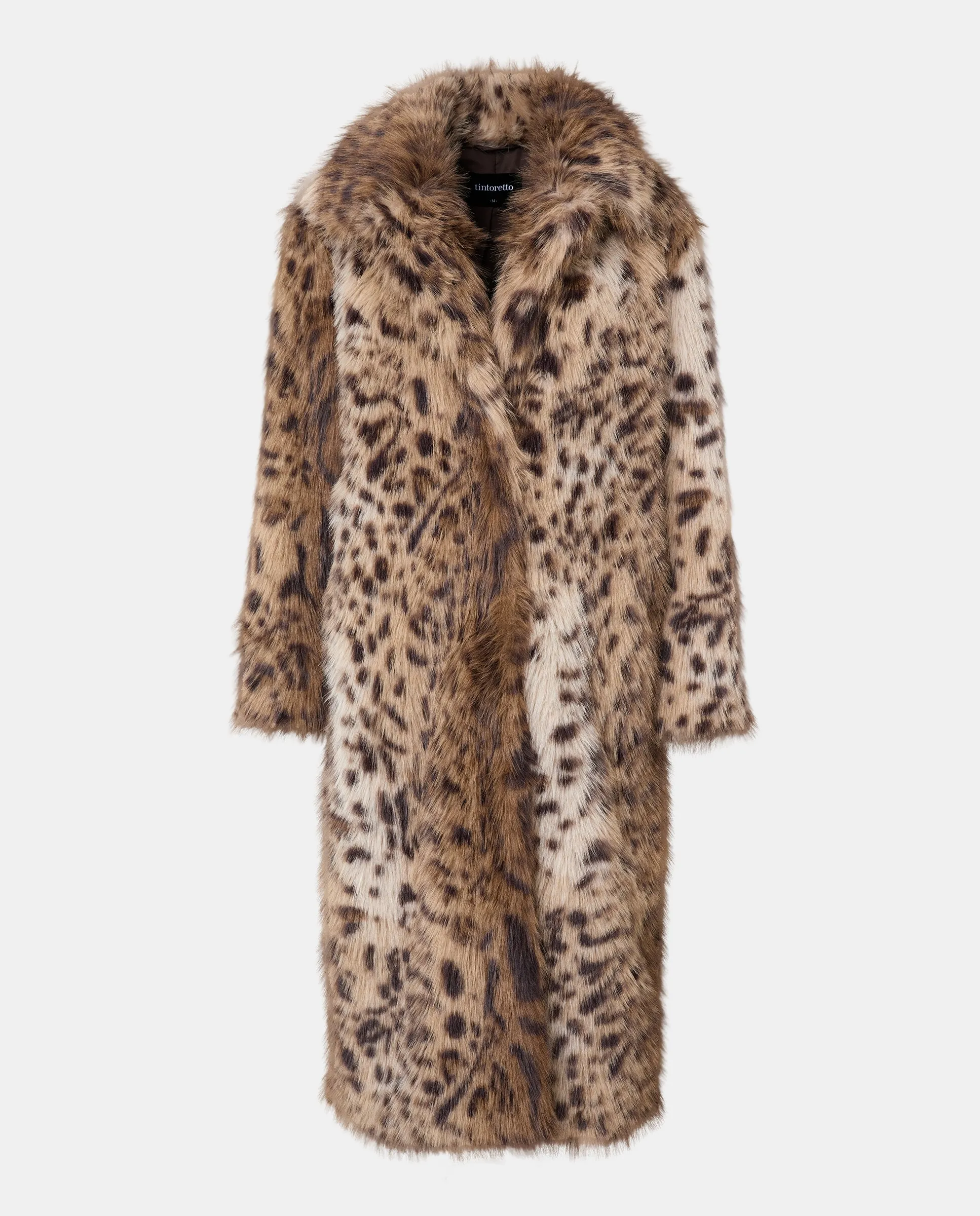 Длиннополая шуба с анималистичным принтом Tintoretto, белый
Длиннополая шуба с анималистичным принтом Tintoretto, белый