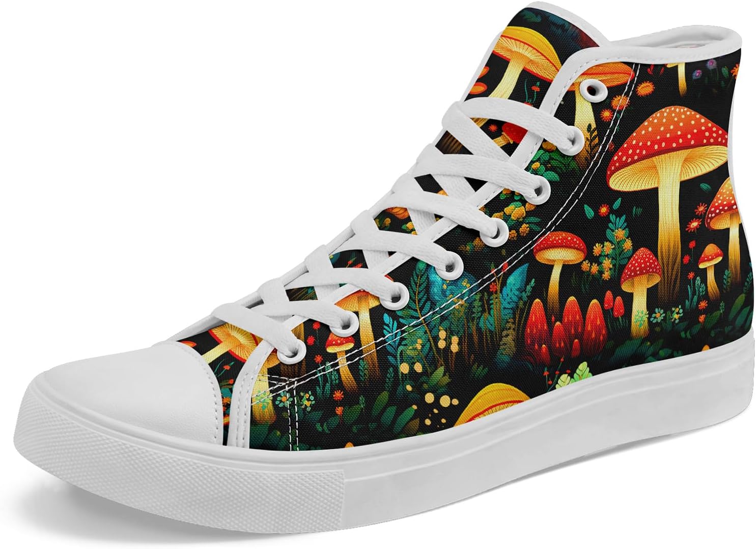 Высокие кеды на холщовой основе AWSOLE «Грибной лес» для женщин и мужчин, винтажные готические стильные кроссовки с натуральным принтом, повседневная обувь, белый/черный/синий/зеленый/оранжевый
Высокие кеды на холщовой основе AWSOLE «Грибной лес» для женщин и мужчин, винтажные готические стильные кроссовки с натуральным принтом, повседневная обувь, белый/черный/синий/зеленый/оранжевый