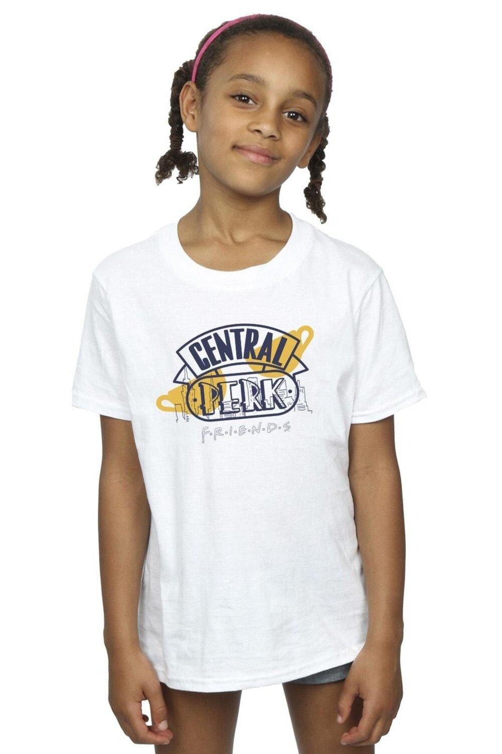 Хлопковая футболка Central Perk Friends, белый
Хлопковая футболка Central Perk Friends, белый