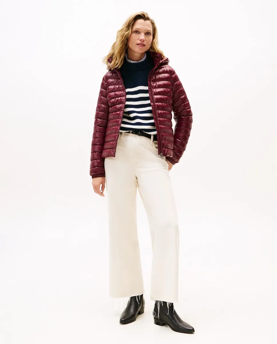 Женский пуховик с капюшоном и молнией Tommy Hilfiger, бордовый
Женский пуховик с капюшоном и молнией Tommy Hilfiger, бордовый