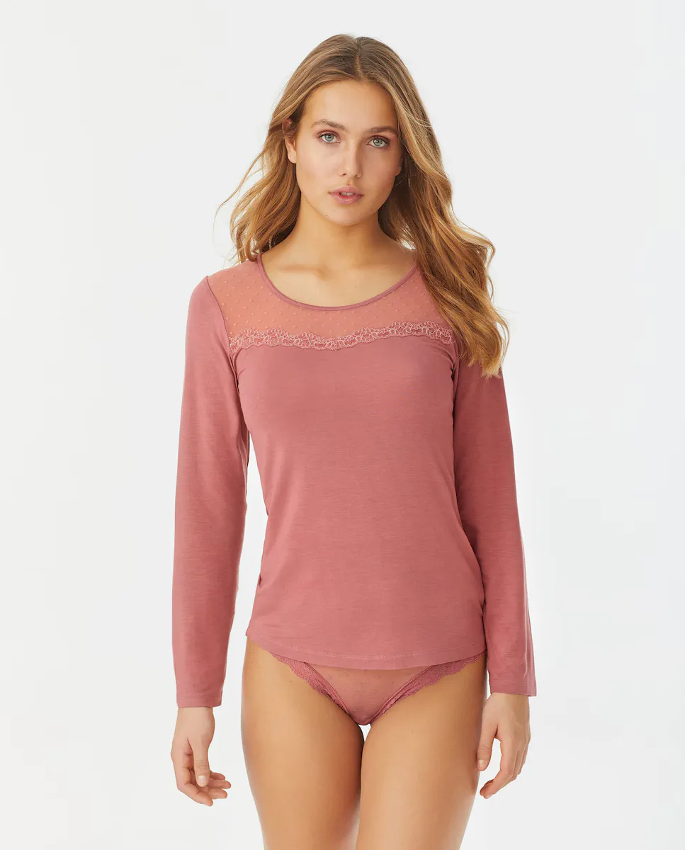 Женская футболка из модала с длинным рукавом Promise, розовый
Женская футболка из модала с длинным рукавом Promise, розовый