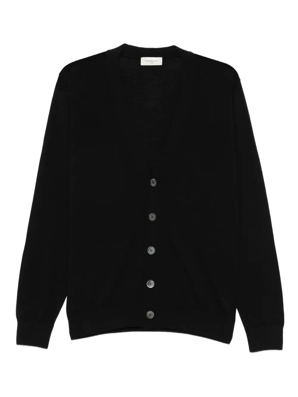 Шерстяной кардиган на пуговицах Piacenza Cashmere, черный
Шерстяной кардиган на пуговицах Piacenza Cashmere, черный