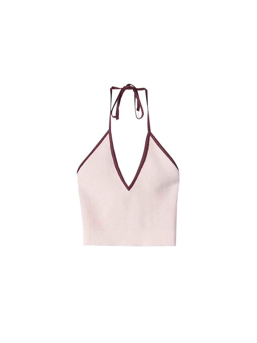 Вязаный топ Bershka, Rose
Вязаный топ Bershka, Rose