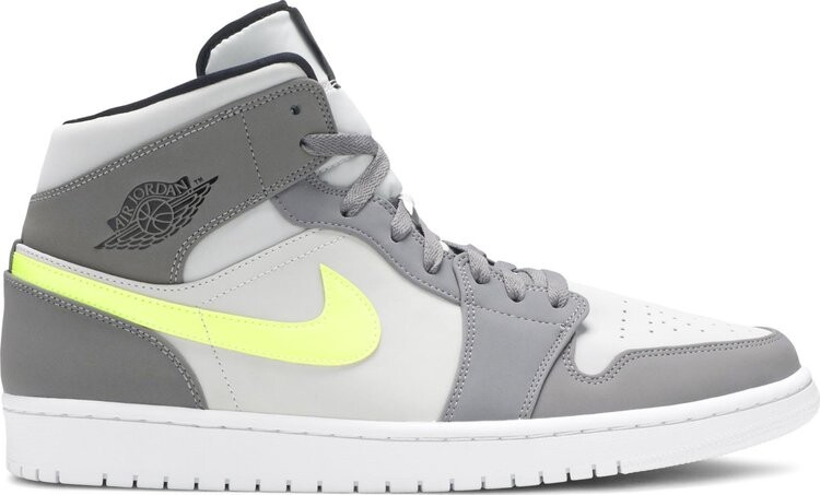 Кроссовки Air Jordan 1 Mid Gunsmoke Volt, серый
Кроссовки Air Jordan 1 Mid Gunsmoke Volt, серый
