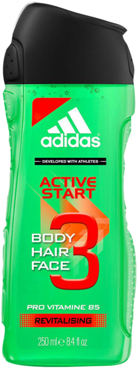 Adidas, Active Start 3, Гель для душа, 250 мл
Adidas, Active Start 3, Гель для душа, 250 мл