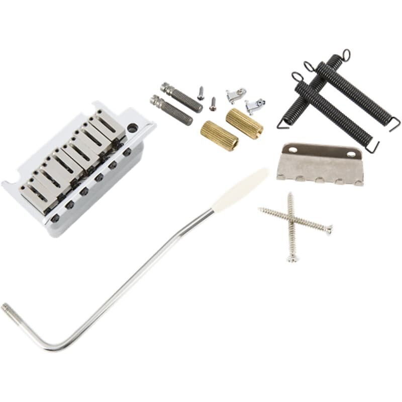 Fender American Series Stratocaster Electric Guitar Tremolo Bridge Assembly 0992050000
Fender American Series Stratocaster Electric Guitar Tremolo Bridge Assembly 0992050000