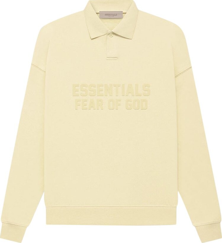 Лонгслив Fear of God Essentials Long-Sleeve Polo 'Canary', кремовый, Бежевый, Лонгслив Fear of God Essentials Long-Sleeve Polo 'Canary', кремовый 
Лонгслив Fear of God Essentials Long-Sleeve Polo 'Canary', кремовый, Бежевый, Лонгслив Fear of God Essentials Long-Sleeve Polo 'Canary', кремовый