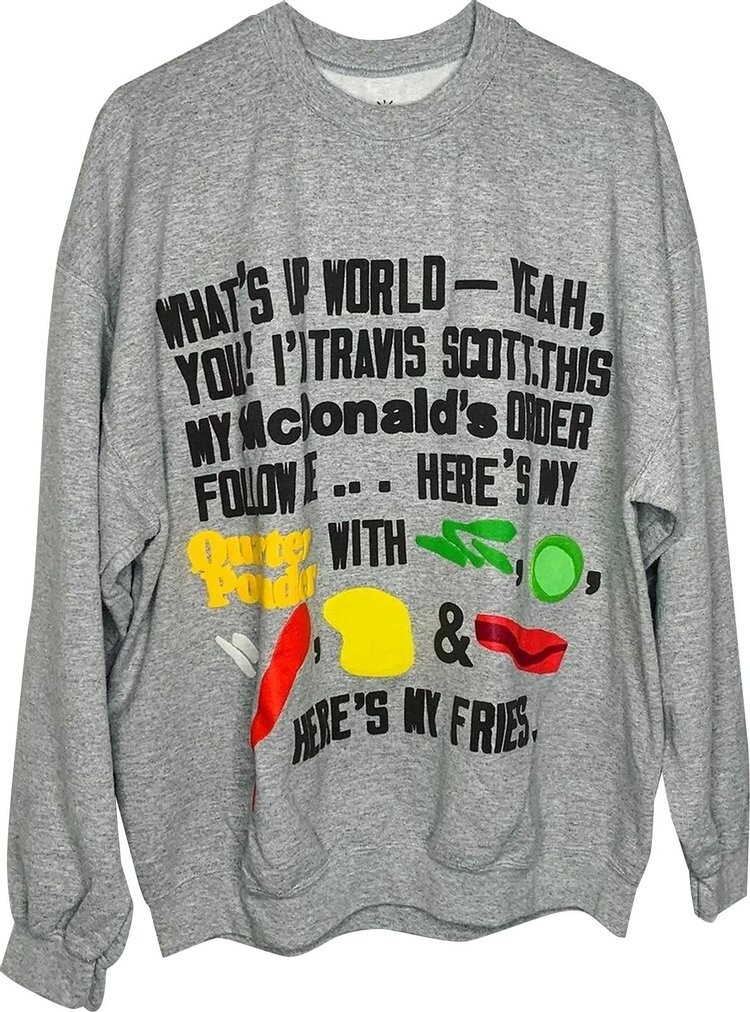 Толстовка Cactus Jack by Travis Scott x Cactus Plant Flea Market Script Crewneck Sweatshirt 'Sport Grey', серый
Толстовка Cactus Jack by Travis Scott x Cactus Plant Flea Market Script Crewneck Sweatshirt 'Sport Grey', серый