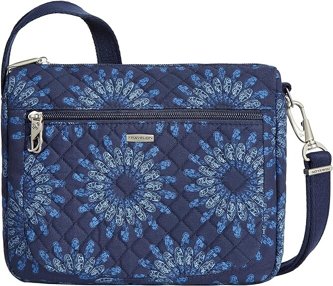 Сумка кросс-боди Travelon Women's Anti-Theft-Class Small East/West, синий
Сумка кросс-боди Travelon Women's Anti-Theft-Class Small East/West, синий