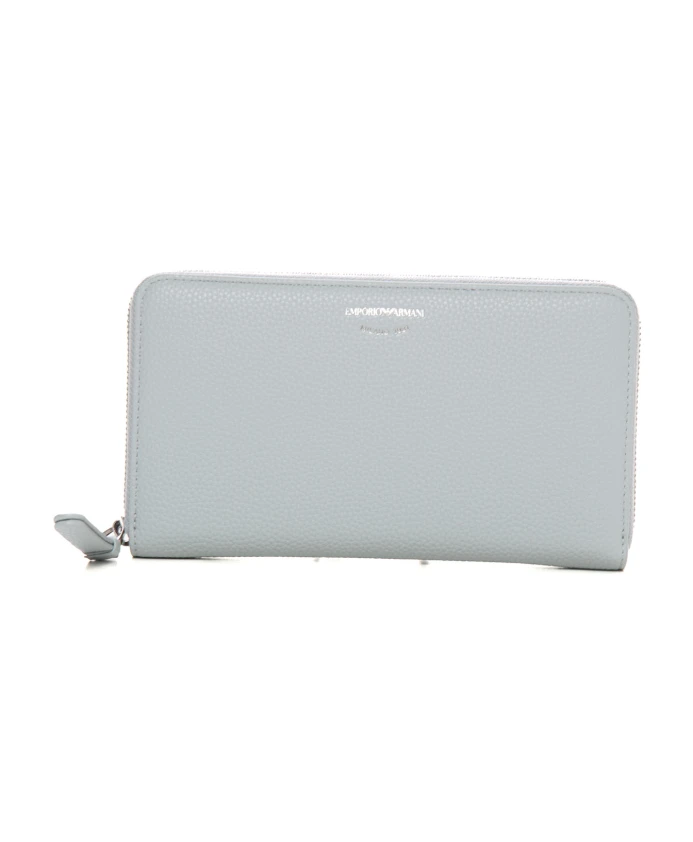 Классический кошелек на молнии с отделением для карт. Emporio Armani, синий
Классический кошелек на молнии с отделением для карт. Emporio Armani, синий