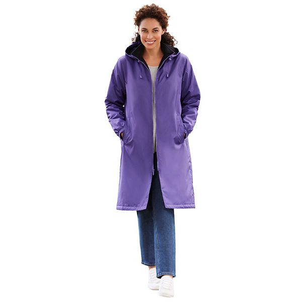Дождевик mid-length Plus size Woman Within, Plum
Дождевик mid-length Plus size Woman Within, Plum