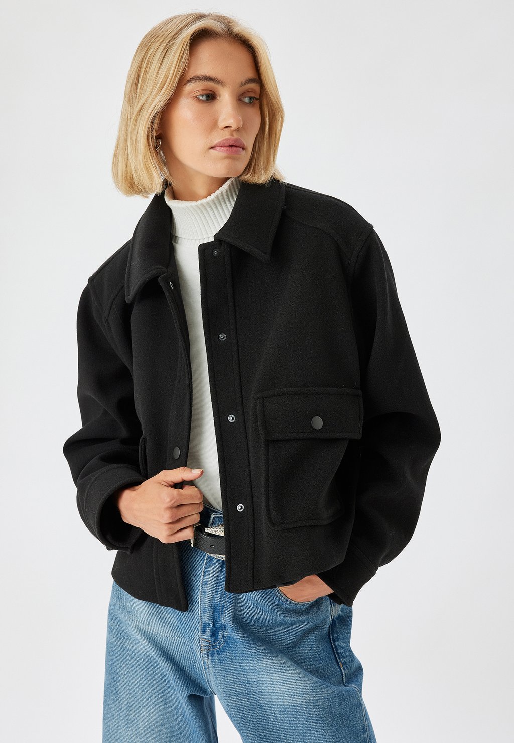 Летняя куртка Koton, черный
Летняя куртка Koton, черный