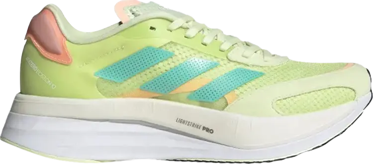 Кроссовки Adidas Wmns Adizero Boston 10 'Almost Lime Mint Rush', зеленый
Кроссовки Adidas Wmns Adizero Boston 10 'Almost Lime Mint Rush', зеленый