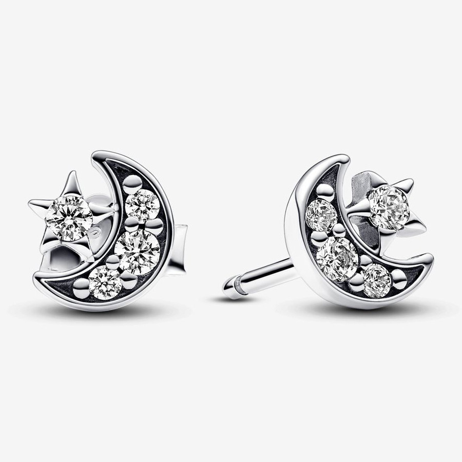 Серьги Pandora Sparkling Moon & Star, серебро
Серьги Pandora Sparkling Moon & Star, серебро