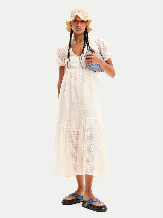 Платье стандартного кроя Desigual, белый
Платье стандартного кроя Desigual, белый