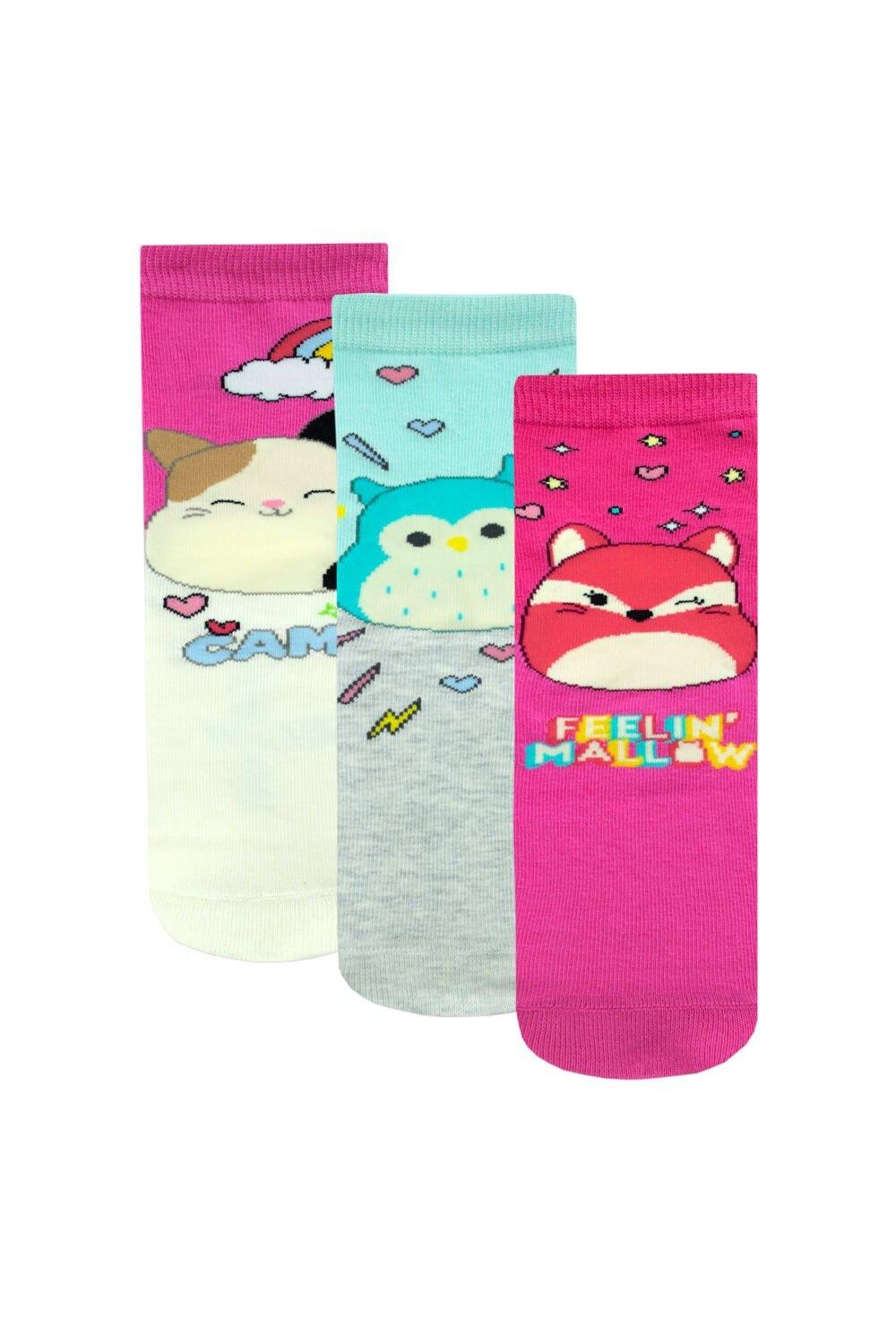 Носки, 3 шт. Squishmallows, мультиколор
Носки, 3 шт. Squishmallows, мультиколор