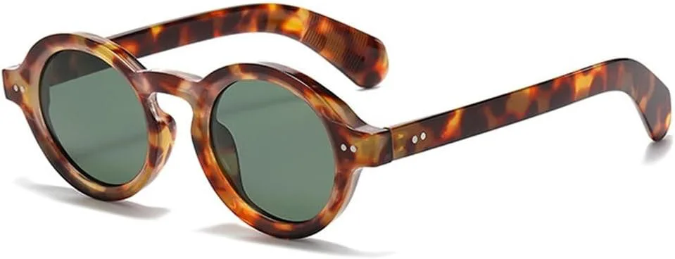 Ретро круглые женские поляризованные солнцезащитные очки с декоративными заклепками, мужские панк-очки UV400 с леопардовым принтом SKFGNX, Leopard Dark Green
Ретро круглые женские поляризованные солнцезащитные очки с декоративными заклепками, мужские панк-очки UV400 с леопардовым принтом SKFGNX, Leopard Dark Green