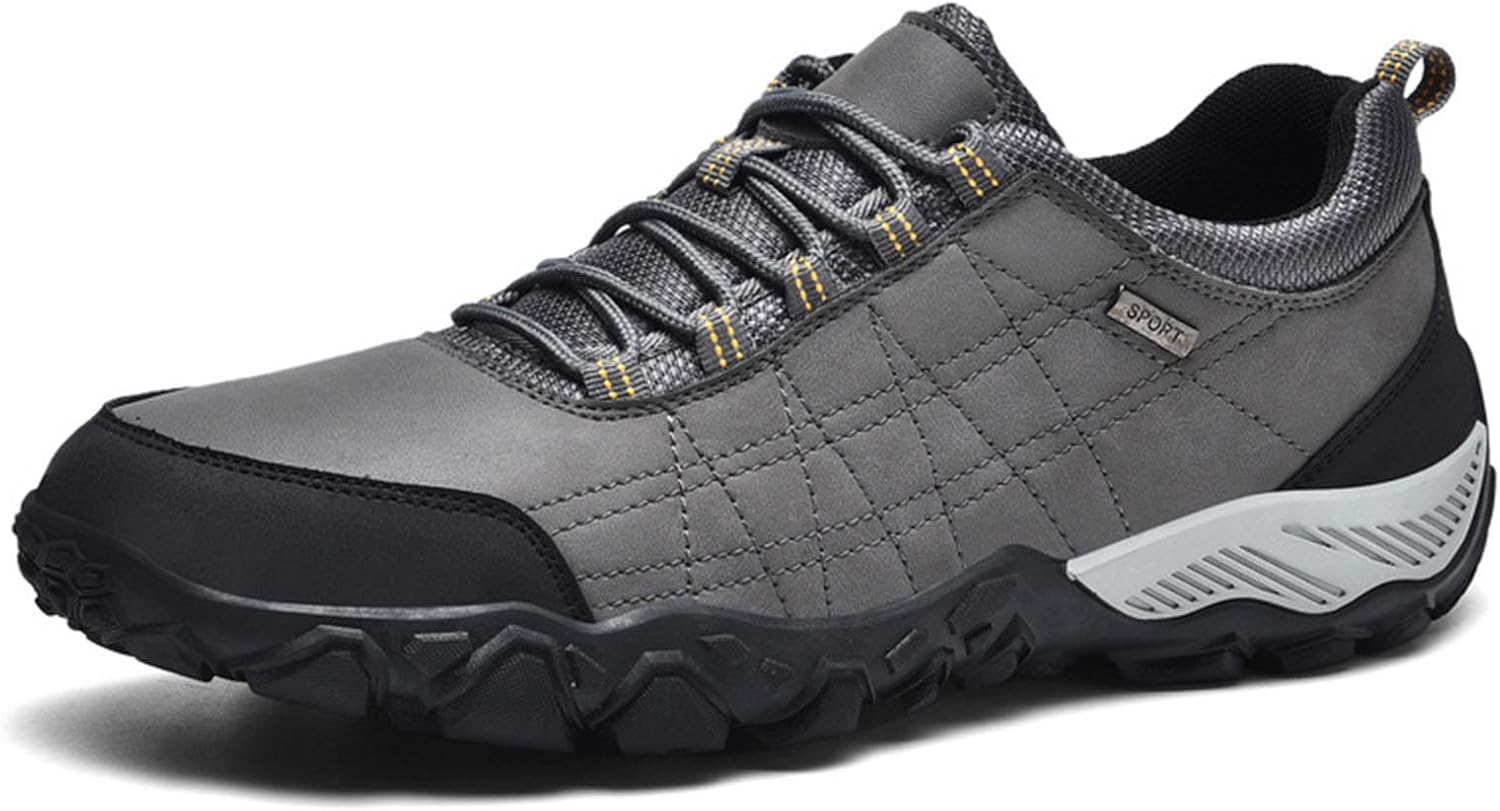 Мужские походные кроссовки Myallfeet с противоскользящей подошвой, модные, удобные, легкие, прочные, водонепроницаемые кожаные низкие кроссовки для прогулок на улице, серый
Мужские походные кроссовки Myallfeet с противоскользящей подошвой, модные, удобные, легкие, прочные, водонепроницаемые кожаные низкие кроссовки для прогулок на улице, серый