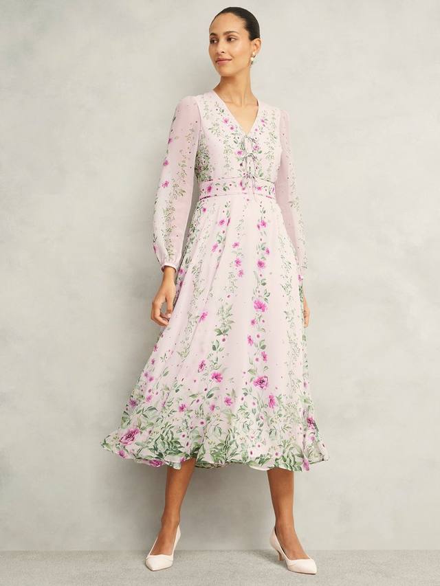 Платье из чистого шелка фэй Hobbs, розовый/разноцветный
Платье из чистого шелка фэй Hobbs, розовый/разноцветный