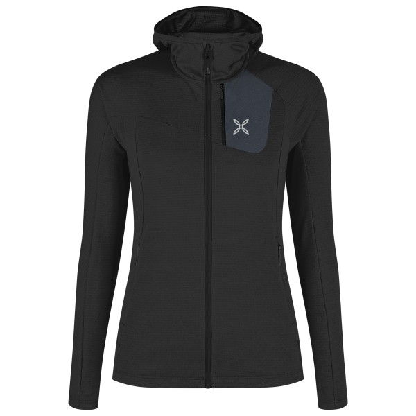 Женская флисовая куртка Vertigo Power Grid с капюшоном Montura, черный 
Женская флисовая куртка Vertigo Power Grid с капюшоном Montura, черный