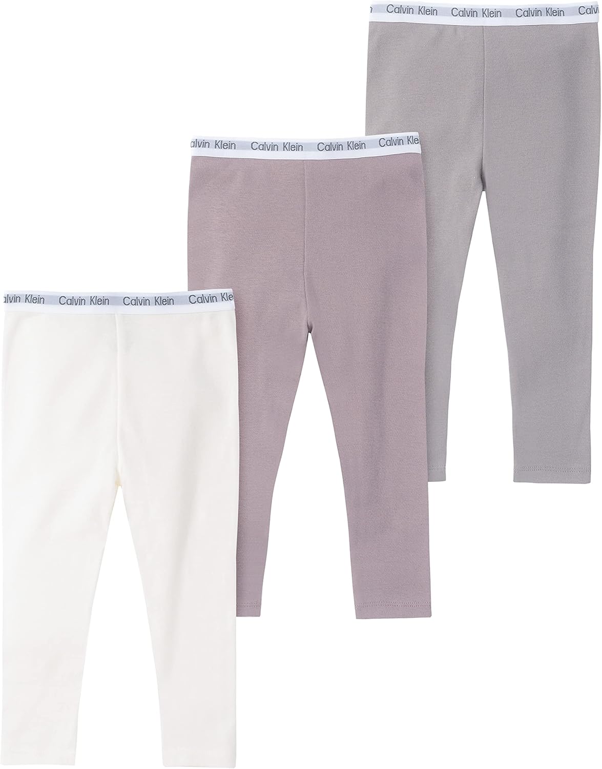 Комплект из 3 хлопковых брюк Calvin Klein для девочек, повседневная одежда, ультрамягкие и удобные., Purple Dove/Egret/Gull
Комплект из 3 хлопковых брюк Calvin Klein для девочек, повседневная одежда, ультрамягкие и удобные., Purple Dove/Egret/Gull