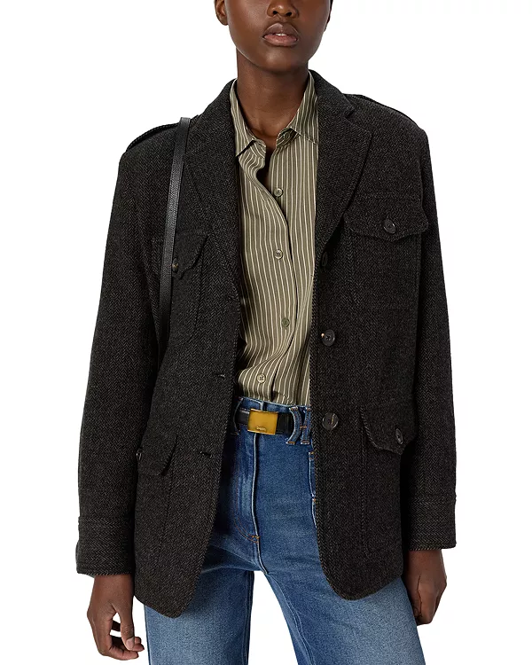 Пиджак Надира на пуговицах Gerard Darel, серый
Пиджак Надира на пуговицах Gerard Darel, серый