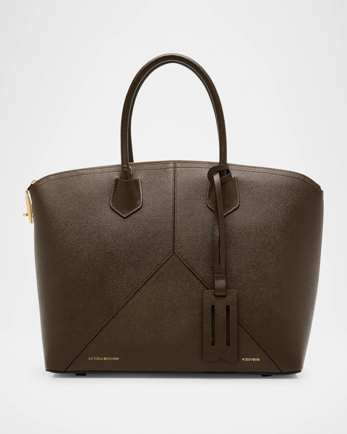 Кожаная сумка Victoria на молнии с верхней ручкой Victoria Beckham, хаки
Кожаная сумка Victoria на молнии с верхней ручкой Victoria Beckham, хаки