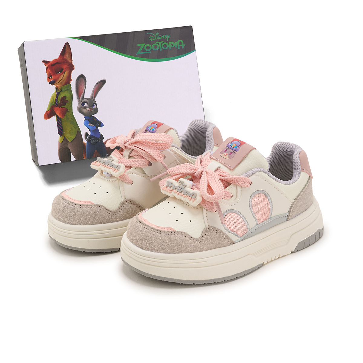 Zootopia противоскользящие антиударные амортизирующие износостойкие низкие детские скейтбординговые кроссовки Unisex Disney, бежевый серый (rabbit judy)
Zootopia противоскользящие антиударные амортизирующие износостойкие низкие детские скейтбординговые кроссовки Unisex Disney, бежевый серый (rabbit judy)