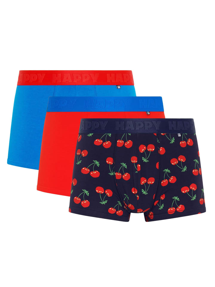 Happy Socks Комплект из 3 боксерских трусов вишневого цвета
Happy Socks Комплект из 3 боксерских трусов вишневого цвета