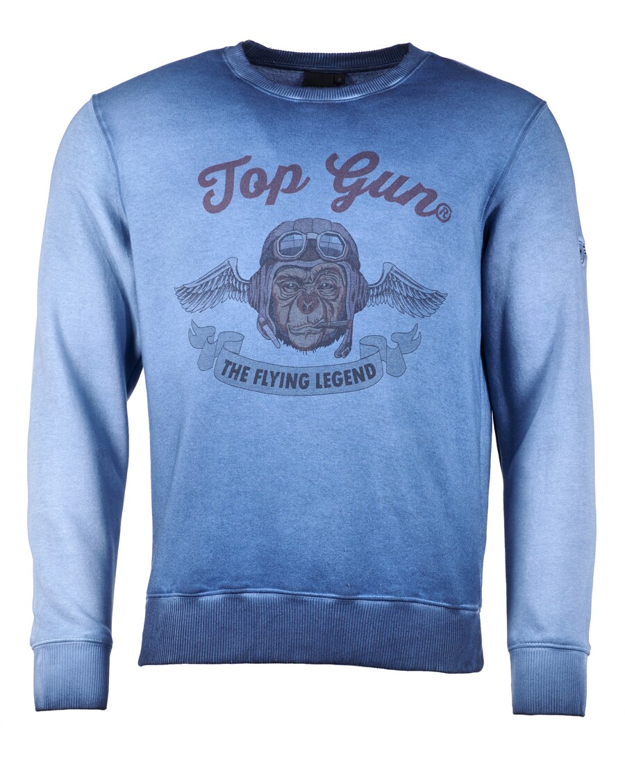 Свитер TOP GUN Sweatshirt Smoking Monkey, синий
Свитер TOP GUN Sweatshirt Smoking Monkey, синий